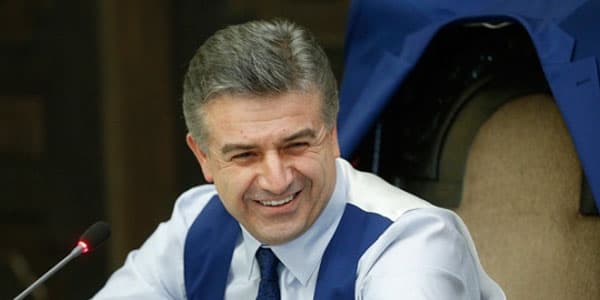 Ermənistanın baş naziri vəzifəsini icra edən Karen Karapetyan istefa verdi