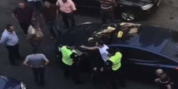 Bakıda yol polisinə tabe olmayan sürücü həbs olundu (VİDEO)