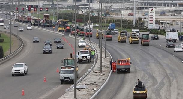 Aeroport yolunda hərəkət məhdudlaşdırılır