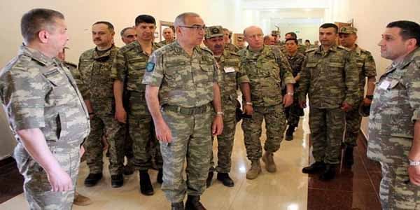NATO generalları ordumuzun təlimini izləyib (FOTO)