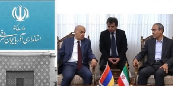 Şərqi Azərbaycan valisi erməni səfirlə görüşdü: Azərbaycanlılar ayağa qalxdı