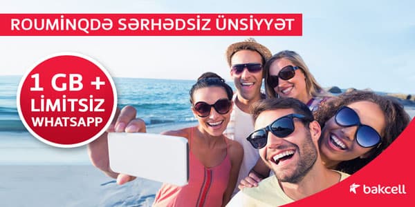 Bakcell rouminqdə WhatsApp-i pulsuz etdi (R)