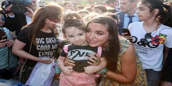 Heydər Əliyev Mərkəzinin parkında Uşaq festivalı: Leyla Əliyeva da iştirak etdi