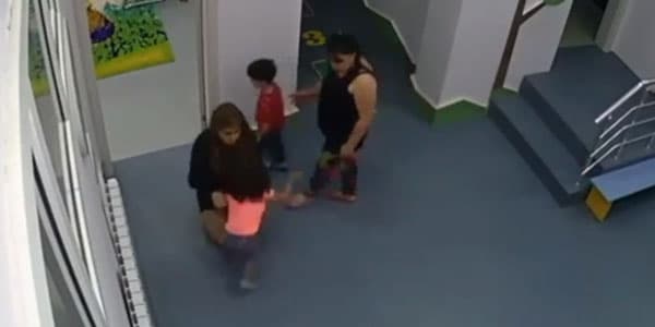 Uşağı döyən müəllim qovuldu: bağça bağlandı (VİDEO)
