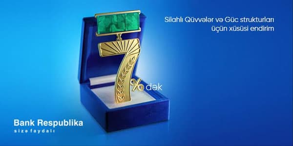Bank Respublika Silahlı Qüvvələr və Güc Strukturlarına zaminsiz kredit təklif edir! (R)
