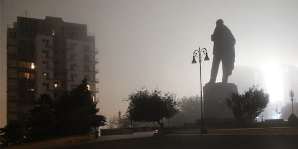 Bakı şəhərinin üzərini su buxarı bürüyüb (FOTOLAR)