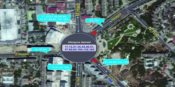 Bakıda bu marşrutlar üzrə avtobusların hərəkət sxemində dəyişiklik edildi (SİYAHI)