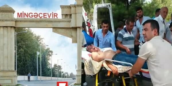 Mingəçevirdə şok: Təcili yardım avtomobili xarab oldu, xəstə küçədə qaldı (VİDEO)