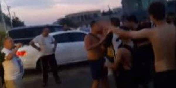 "Neftçi"nin azarkeşləri macarları döydülər: onlar qisas vəd etdi (VİDEO)