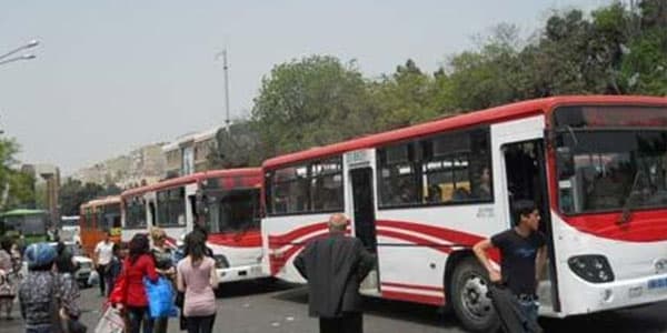 Yolun çökməsinə görə bu avtobusların hərəkət istiqaməti dəyişdirildi