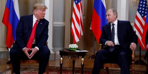 Trampla Putin arasında təkbətək görüş başa çatdı (YENİLƏNİB)