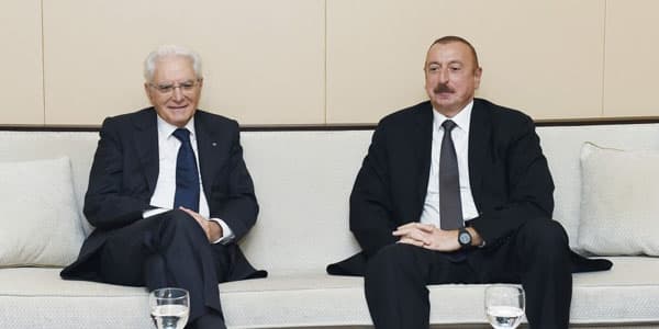 Bakıda prezidentlərin iştirakı ilə Azərbaycan-İtaliya biznes forumu keçirilib
