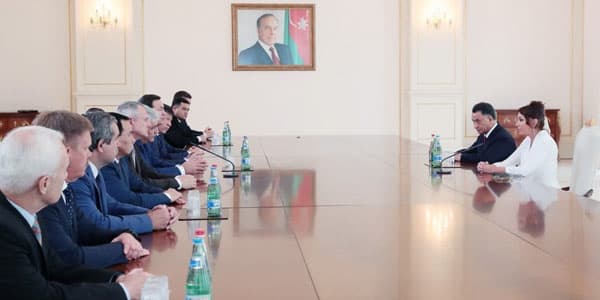 Mehriban Əliyeva MDB ölkələrinin DİN rəhbərləri ilə görüşüb (FOTO)