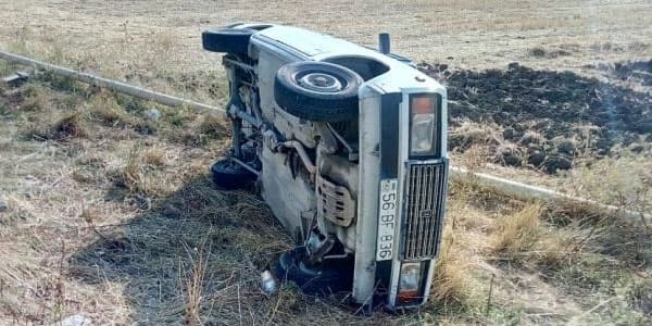 Şamaxı sakini həmyerlisinin avtomobilini vuraraq aşırdı, 3 nəfəri döydü (FOTOLAR)