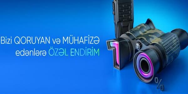 “Bank Respublika”dan bizi qoruyan və mühafizə edənlərə kreditlərdə 10% endirim (R)