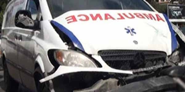 Şamaxıda xəstə üçün çağrılan "təcili yardım" maşını qəzaya uğradı