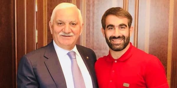 Bəylər Eyyubov Rafael Ağayevi qəbul edib