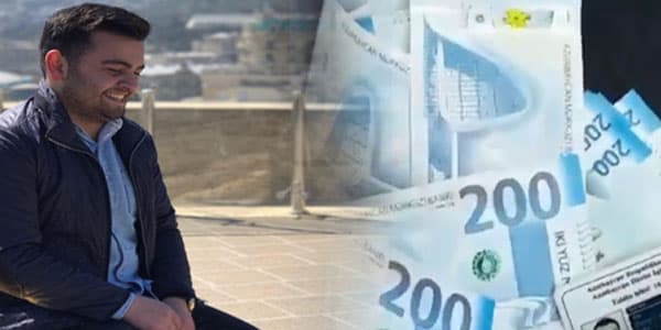 200 manatlıq əskinazları yerə səpən gənc danışdı (VİDEO)