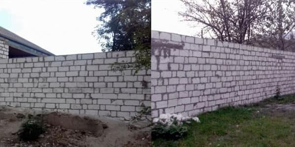 Qazaxda düşmənin önünə divar çəkildi (FOTO)