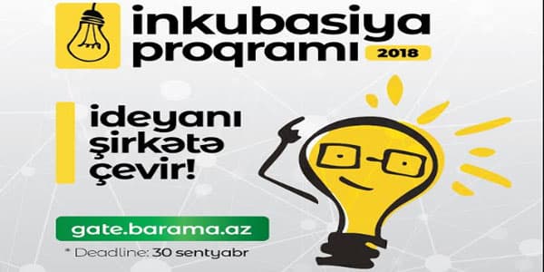 Azercell-in Barama mərkəzi inkubasiya proqramına müraciət müddətini uzatdı (R)