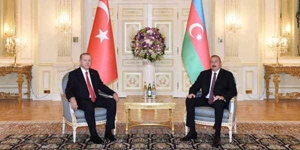 İlham Əliyevlə Rəcəb Tayyib Ərdoğanın təkbətək görüşü olub (FOTO)