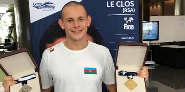 Azərbaycan üzgüçüsü Qətərdə iki medal qazandı