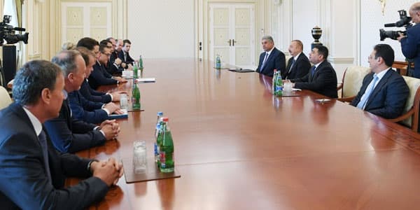 Prezident Avstriyanın vitse-kanslerini qəbul edib