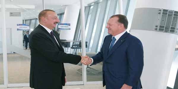 Prezident və ailə üzvləri Marius Vizerlə görüşüblər  (FOTOLAR)