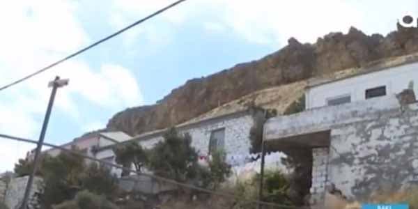 Bakının bu ərazisində yaşayanların başına daş yağa bilər  (VİDEO)
