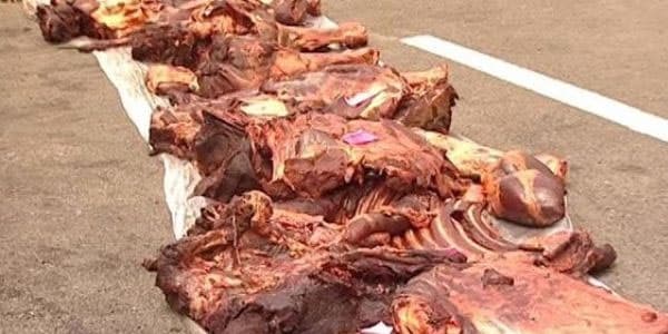Bakıda polis əməliyyat keçirtdi: 300 kiloqram yararsız ət aşkarlandı