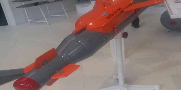 Azərbaycan istehsalı olan süzən aviasiya bombası nümayiş olunub (FOTO)