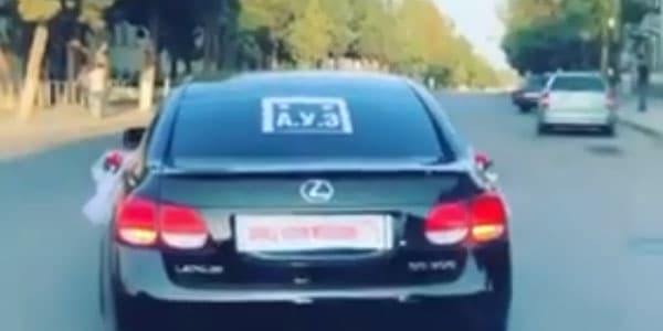 Azərbaycanlı avtoritet evləndi: Bəy maşını “kriminalnıy” bəzədildi (VİDEO)