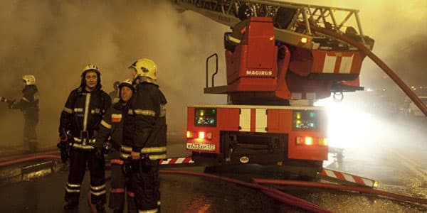 Rusiyada 11 yük maşını yandırıldı