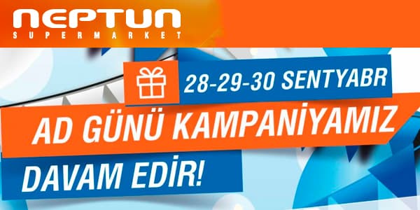 Neptun Supermarketlər Şəbəkəsi 15 yaşını qeyd etdi (VİDEO)