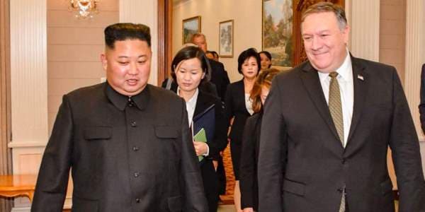 Pompeo Pxençanda Kim Çen Inla görüşüb