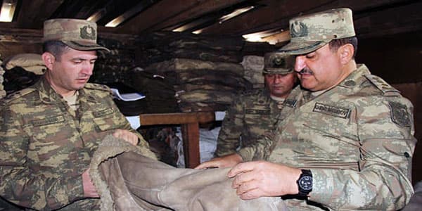 Azərbaycan ordusu qışa hazırlaşır (FOTOLAR)