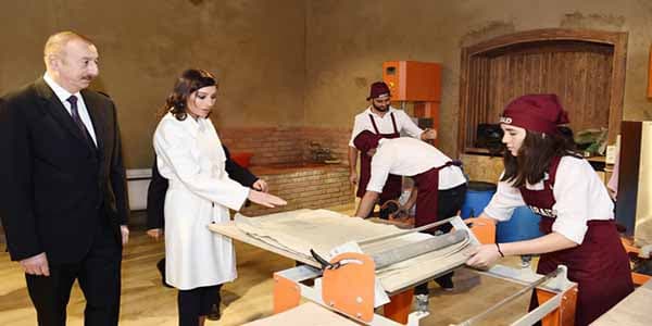 Prezidentlə birinci xanım “ABAD”ın açılışında (FOTOLAR)