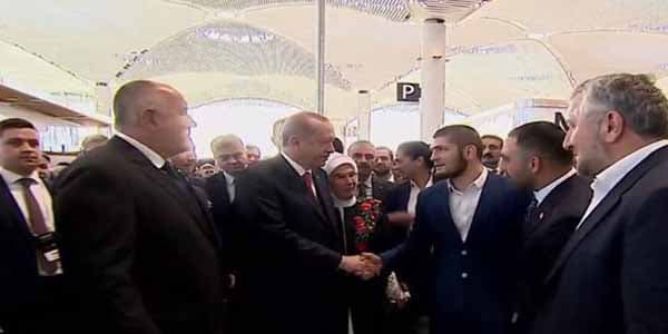 Ərdoğan yeni hava limanında Həbiblə görüşdü  (VİDEO)