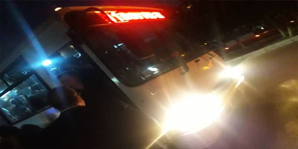 Bakıda avtobus sürücüsü sərnişinlərin həyatını təhlükəyə atdı (FOTO/VİDEO)