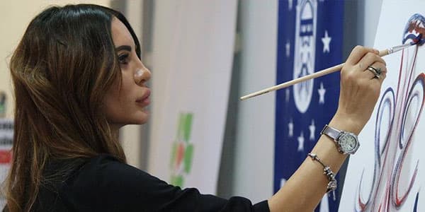 Azərbaycanlı rəssam Türkiyədə master-klass keçib (FOTO)