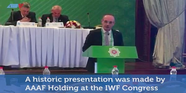 AAAF Holdinq IWF Konqresində tarixi təqdimat etdi (VİDEO)