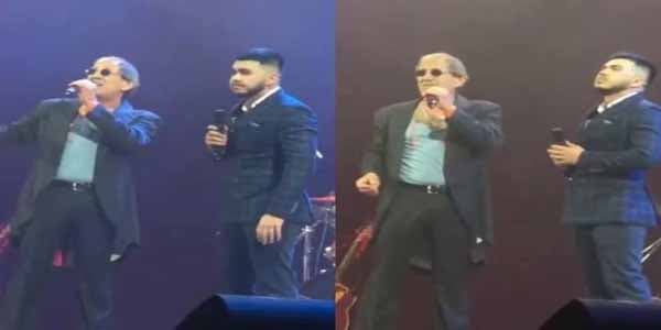 Azərbaycanlı müğənni Çelentano ilə duet oxudu (VİDEO)