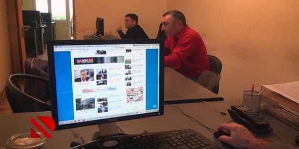 Bakıda redaksiyaya hücum edənlər tutuldu (VİDEO)