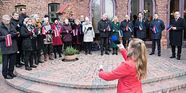 Estoniyadan Latviyanın 100 illiyi münasibətilə qeyri-adi təbrik