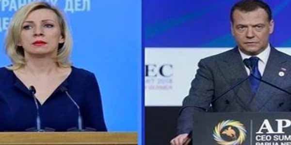 Zaxarova Feysbukda Medvedevlə zarafatlaşdı (FOTO)