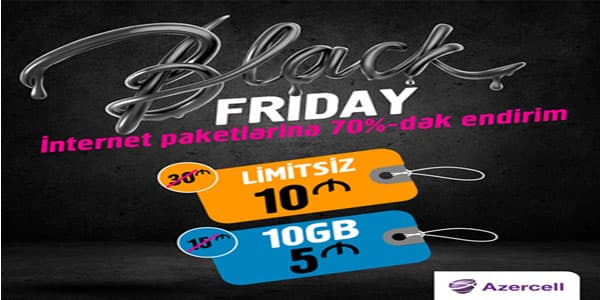 Azercell-dən “Black Friday” günündə möhtəşəm endirimlər! (R)