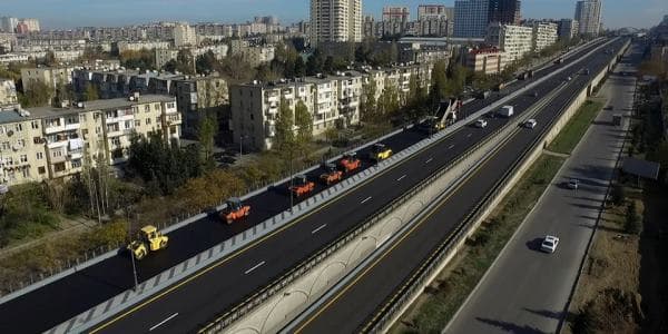 Babək prospektində təmir işləri yekunlaşır