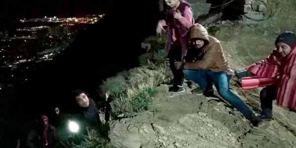 Azərbaycanda serial çəkilişində təhlükəki anlar (FOTOLAR)