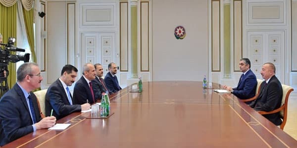 İlham Əliyev Türkiyə, ABŞ və İrandan olan qonaqları qəbul edib