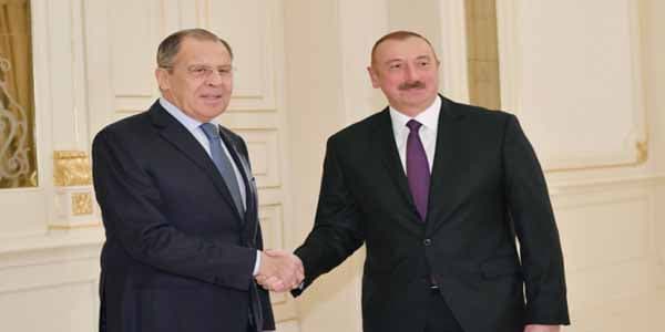 İlham Əliyev Sergey Lavrovu qəbul edib (FOTO)